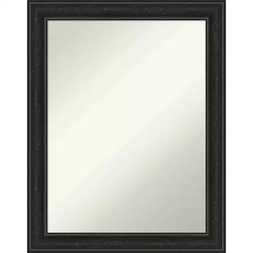 Amanti Art 22"x28" Non-Beveled Shipwreck Black Narrow Wall Mirror : Modern Rectangle, Polystyrene Frame, Includes Mounting Hardware