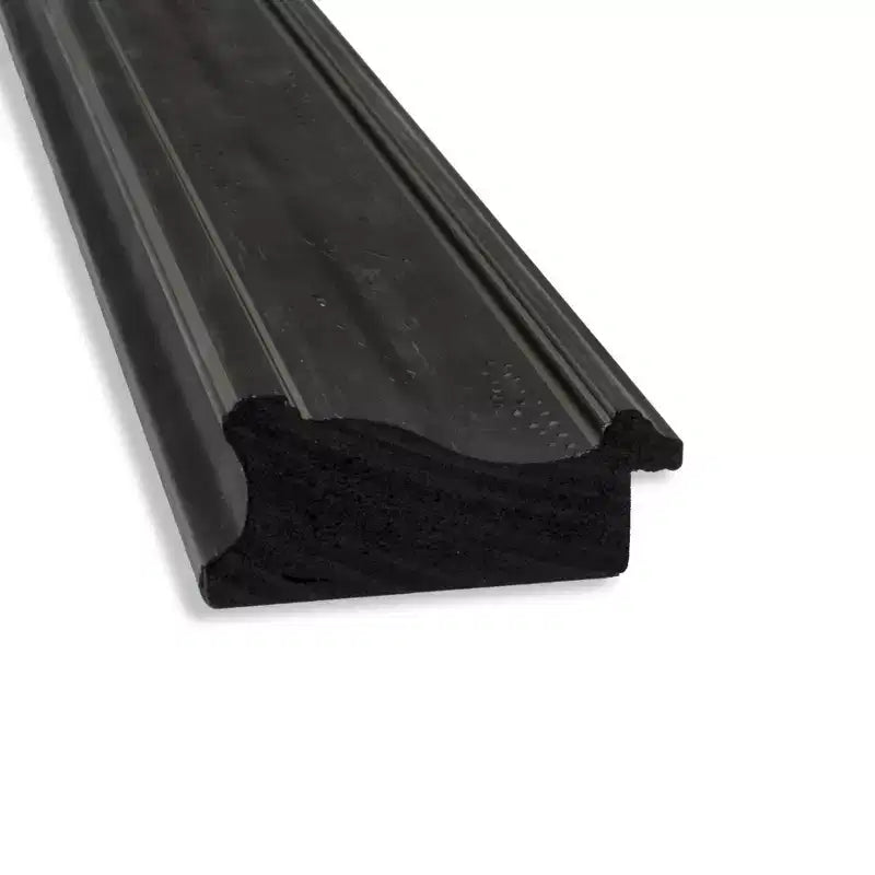 22"x28" Non-Beveled Shipwreck Black Narrow Wall Mirror, Modern Rectangle, Polystyrene Frame, Includes Mounting Hardware