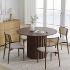 46" Round Solid Wood Dining Table, Kitchen Table