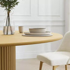 46" Round Solid Wood Dining Table, Kitchen Table