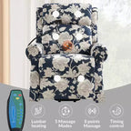 Lift Assist Power Recliner with Massage, Heat and Manual Headrest
