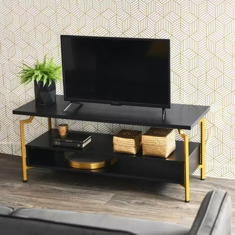 TV Stand with Storage Compartment, Fits TVs up to 50"