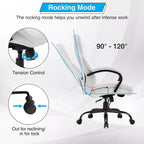 Big and Tall Office Chair 500lbs, Executive Computer Chair with Lumbar Support