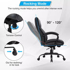 Big and Tall Office Chair 500lbs, Executive Computer Chair with Lumbar Support