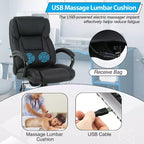 Big and Tall Office Chair 500lbs, Executive Computer Chair with Lumbar Support