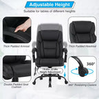 Big and Tall Office Chair 500lbs, Executive Computer Chair with Lumbar Support