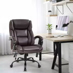 Big and Tall Office Chair 500lbs, Executive Computer Chair with Lumbar Support