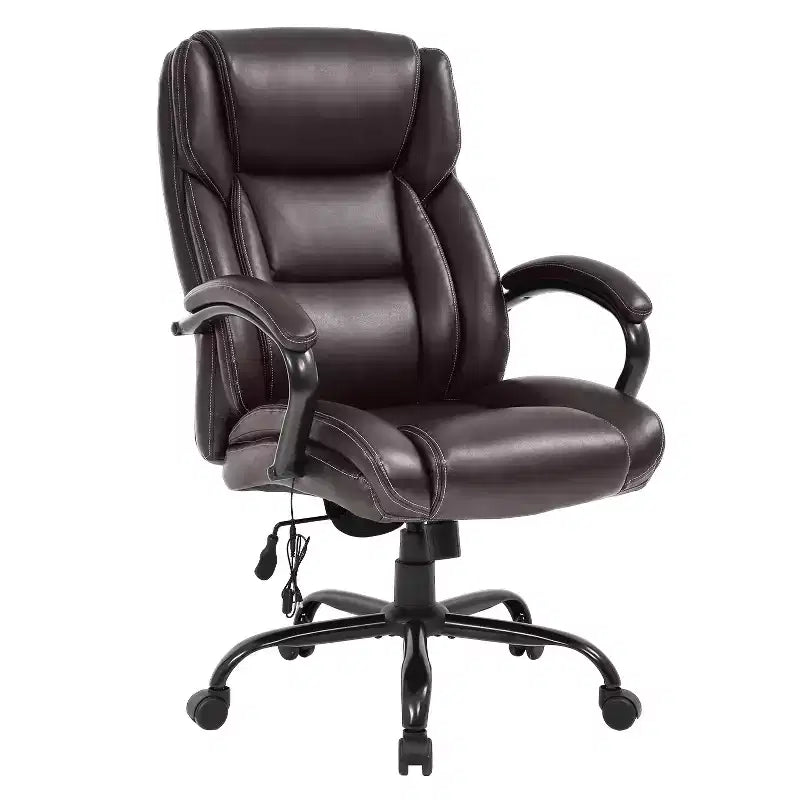 Big and Tall Office Chair 500lbs, Executive Computer Chair with Lumbar Support