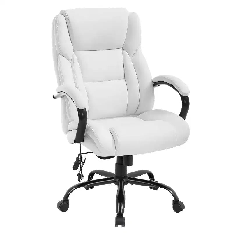 Big and Tall Office Chair 500lbs, Executive Computer Chair with Lumbar Support