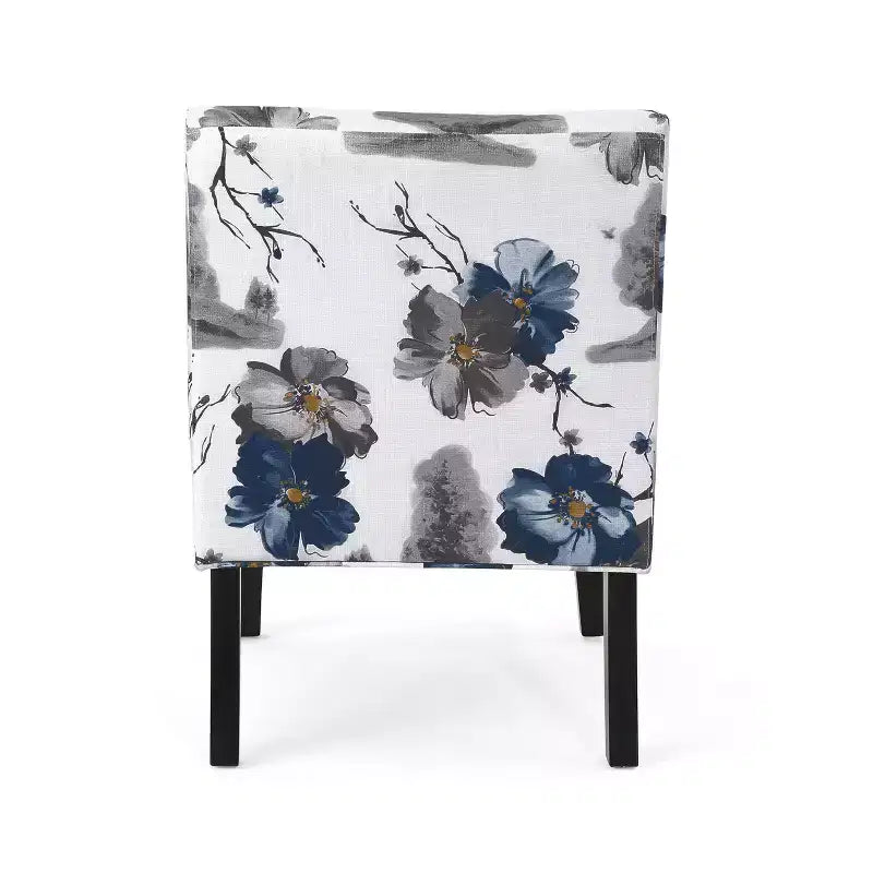 Contemporary 22" Slipper Pattern Accent Chair