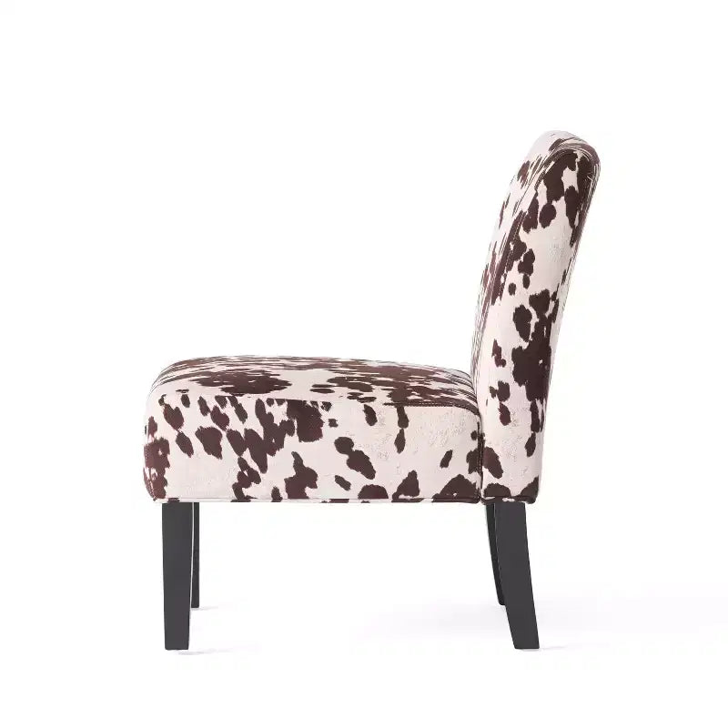 Contemporary 22" Slipper Pattern Accent Chair