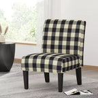 Contemporary 22" Slipper Pattern Accent Chair