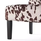 Contemporary 22" Slipper Pattern Accent Chair