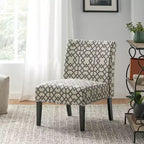 Contemporary 22" Slipper Pattern Accent Chair