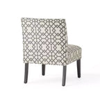 Contemporary 22" Slipper Pattern Accent Chair