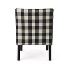 Contemporary 22" Slipper Pattern Accent Chair