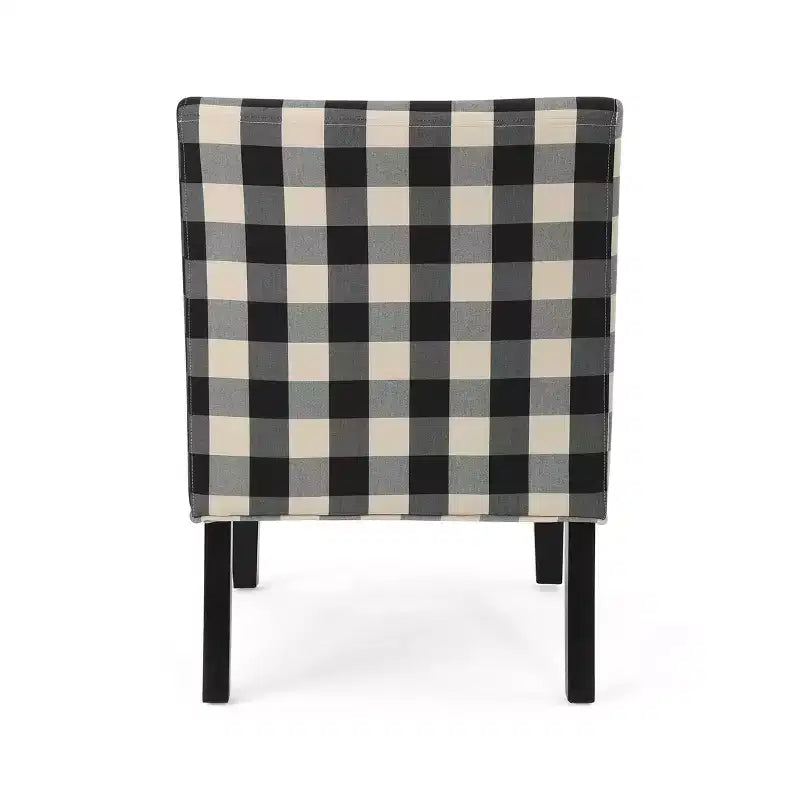 Contemporary 22" Slipper Pattern Accent Chair