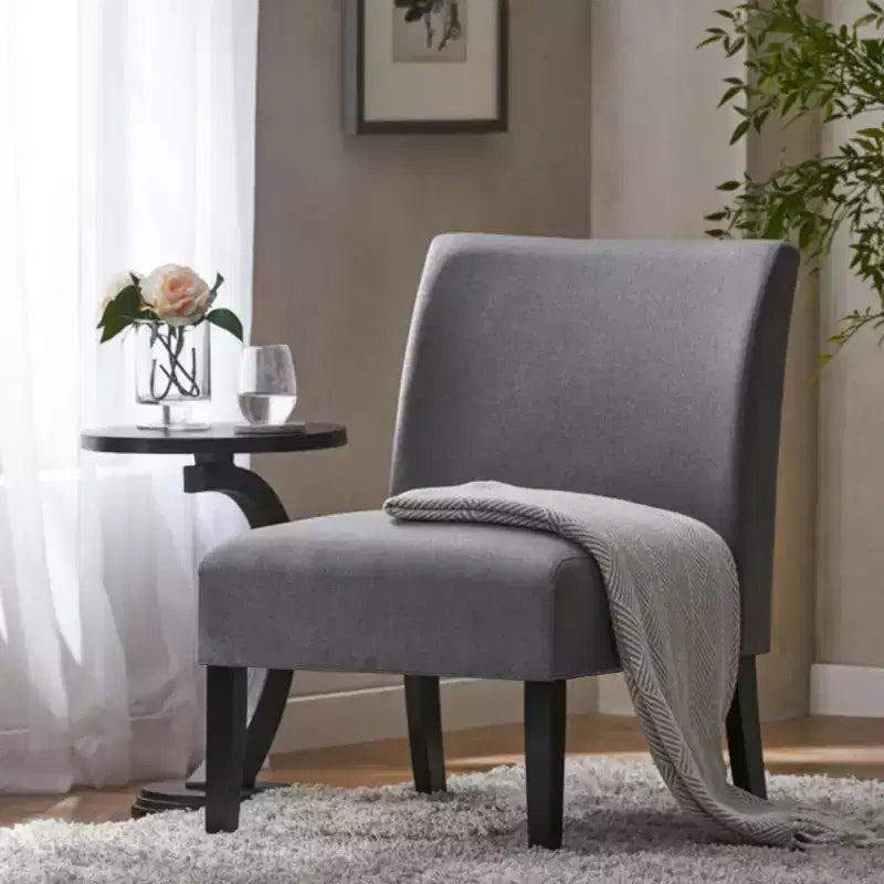 Contemporary 22" Slipper Pattern Accent Chair