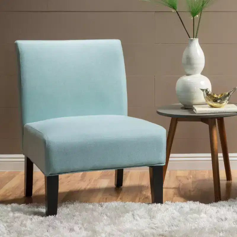 Contemporary 22" Slipper Pattern Accent Chair