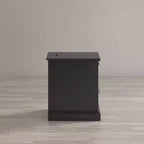 USB Charging Chairside End Table with Hidden Outlets