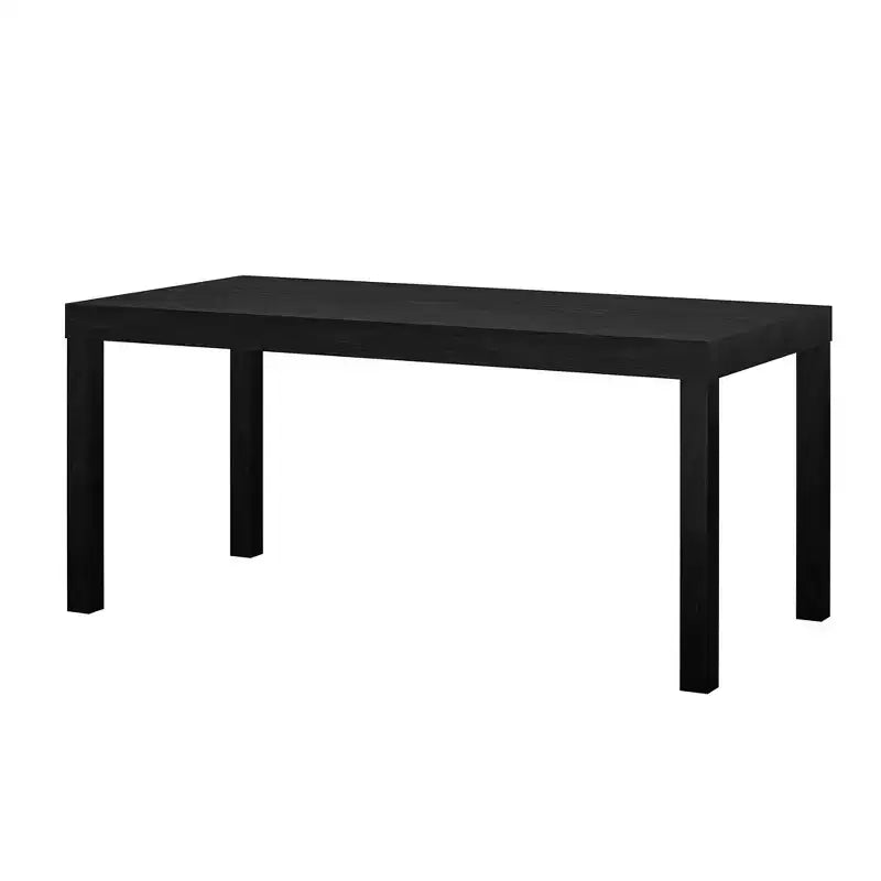 Parsons Style Coffee Table, Black Oak Finish