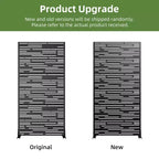 72" Black Metal Planter Box with Trellis Privacy Screen for Café, Patio, Garden & Balconies