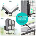 Super Single 31" Folding Bed with Mattress Included, Daybed