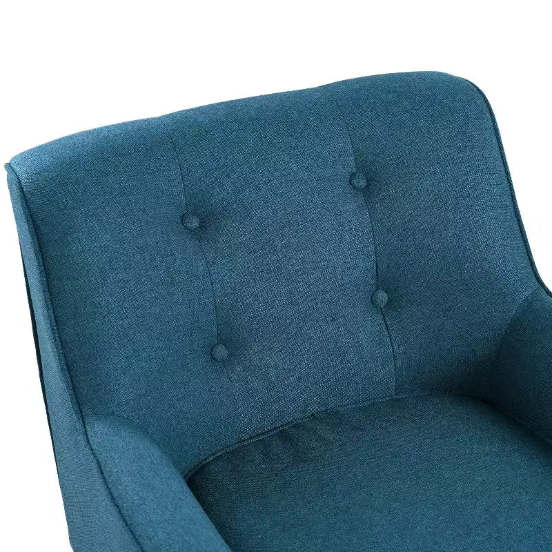 Mid-Century Modern Button Tufted Upholstered Accent Chair