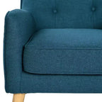 Mid-Century Modern Button Tufted Upholstered Accent Chair