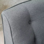 Mid-Century Modern Button Tufted Upholstered Accent Chair