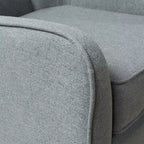 Mid-Century Modern Button Tufted Upholstered Accent Chair