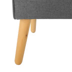Mid-Century Modern Button Tufted Upholstered Accent Chair