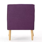 Mid-Century Modern Button Tufted Upholstered Accent Chair
