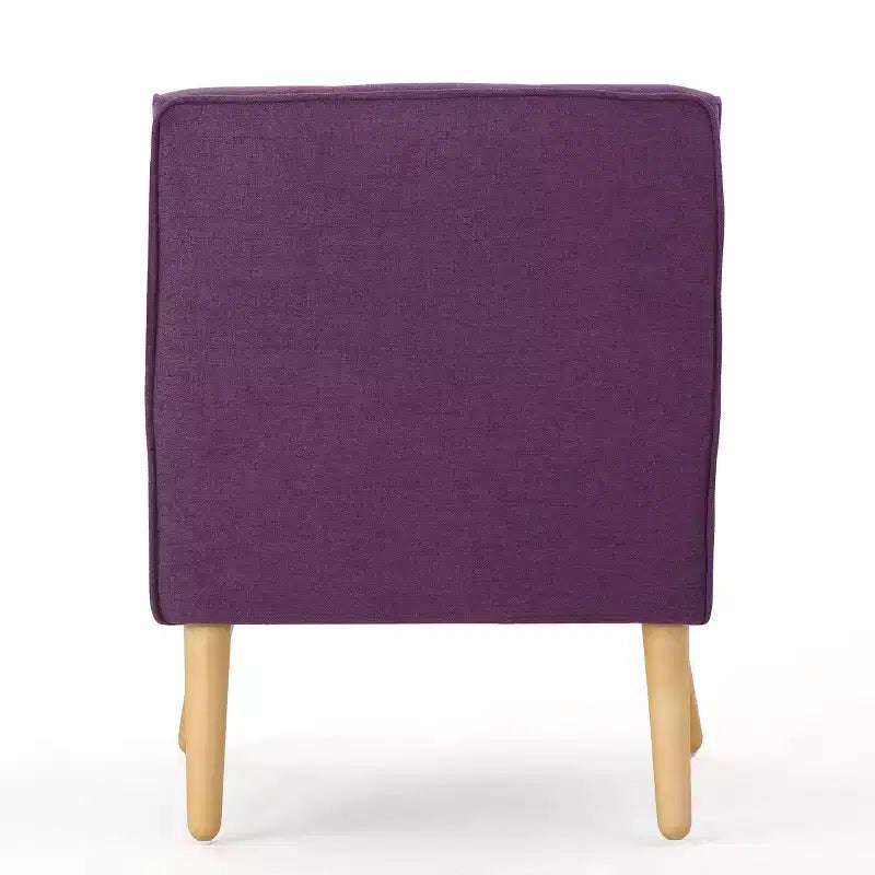 Mid-Century Modern Button Tufted Upholstered Accent Chair
