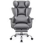 Office Desk Chair, Big and Tall Executive Chair with Footrest, Ergonomic Reclining High Back Support