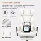 Office Desk Chair, Big and Tall Executive Chair with Footrest, Ergonomic Reclining High Back Support
