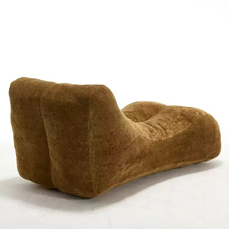 Chaise Lounge for Yoga, S Curved Bean Bag Chair, Comfy Chaise Lounge Filled with Soft Sponge, Floor Boneless Reading Sofa for Living Room Bedroom