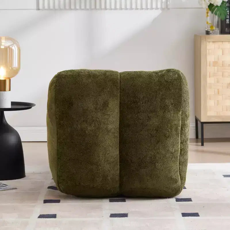 Chaise Lounge for Yoga, S Curved Bean Bag Chair, Comfy Chaise Lounge Filled with Soft Sponge, Floor Boneless Reading Sofa for Living Room Bedroom