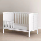 3-in-1 Convertible Crib, Converts to Day Bed, Toddler Bed, 3 Mattress Positions, Non-Toxic, Baby Safe Finish