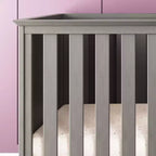 3-in-1 Convertible Crib, Converts to Day Bed, Toddler Bed, 3 Mattress Positions, Non-Toxic, Baby Safe Finish