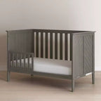 3-in-1 Convertible Crib, Converts to Day Bed, Toddler Bed, 3 Mattress Positions, Non-Toxic, Baby Safe Finish