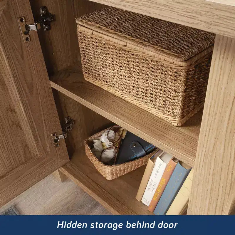 Farmhouse Nightstand with Hidden Storage