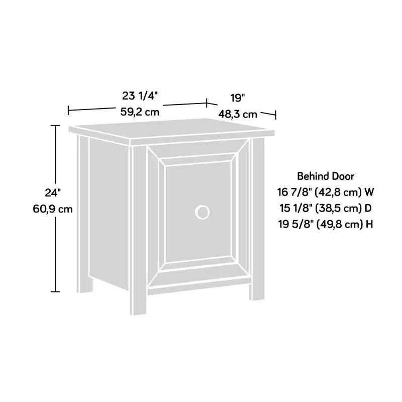 Farmhouse Nightstand with Hidden Storage