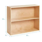 2-Shelf Single-Sided Storage Cabinet, 30in, Classroom Furniture
