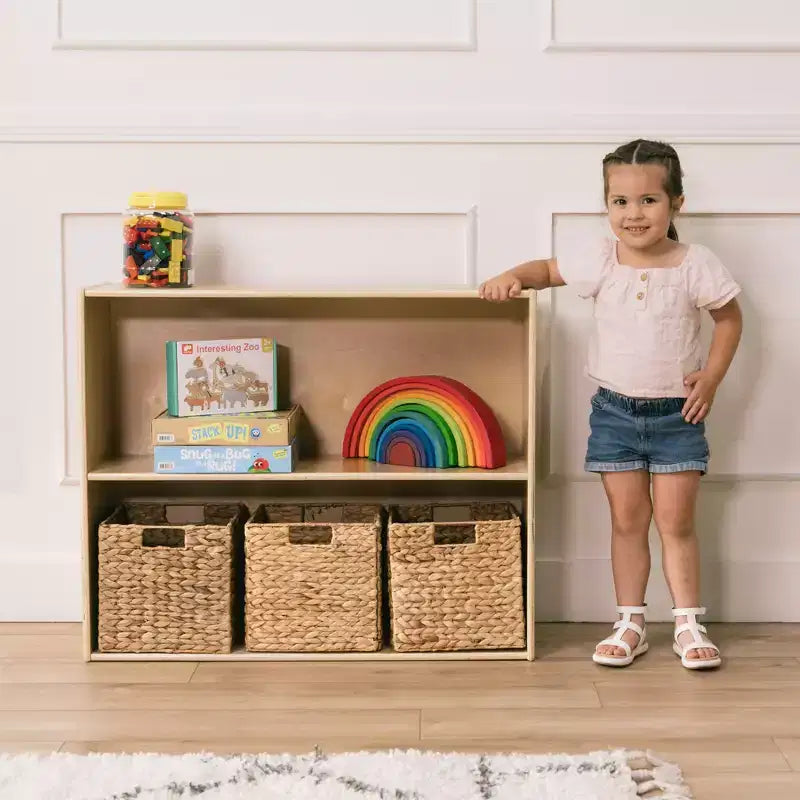 2-Shelf Single-Sided Storage Cabinet, 30in, Classroom Furniture