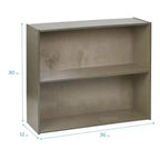 2-Shelf Single-Sided Storage Cabinet, 30in, Classroom Furniture