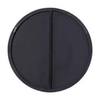 36" Contemporary Wood Round Wall Mirror